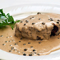 Filetto al pepe verde