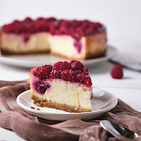 Cheesecake ai lamponi